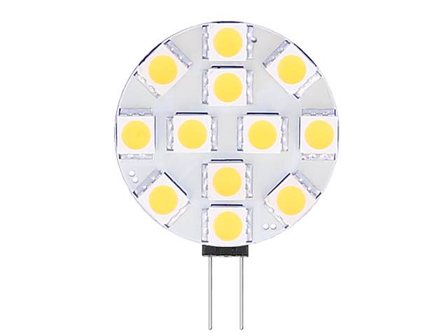 G4/GU4 LEDlamp 1224V 1W SMD 2900K dimbaar