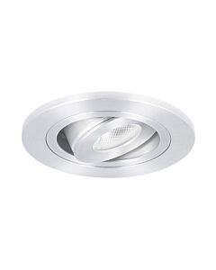 LED inbouwspot Monza rond 3W 2700K aluminium IP65 dimbaar kantelbaar