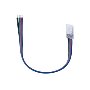 LED strip connector strip naar draad 24V RGB COB IP20