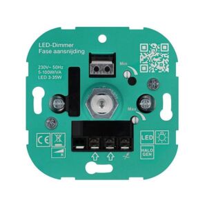 LED dimmer 3-35W T37 inbouw 230V fase aansnijding