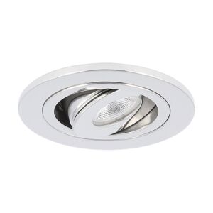 LED inbouwspot Monza rond 3W 2700K RVS IP65 dimbaar kantelbaar