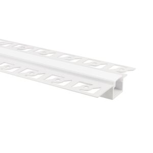 LED strip stuc profiel Saba wit 2m incl. melkwitte afdekkap 