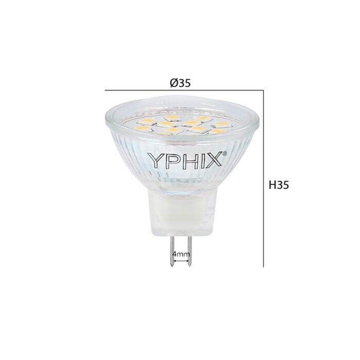 Toevoeging Senaat bereik GU4 (MR11) LED lamp 12-24 Volt 1,8 Watt (Vervangt 15-20W) Diameter 35mm |  LEDdirect