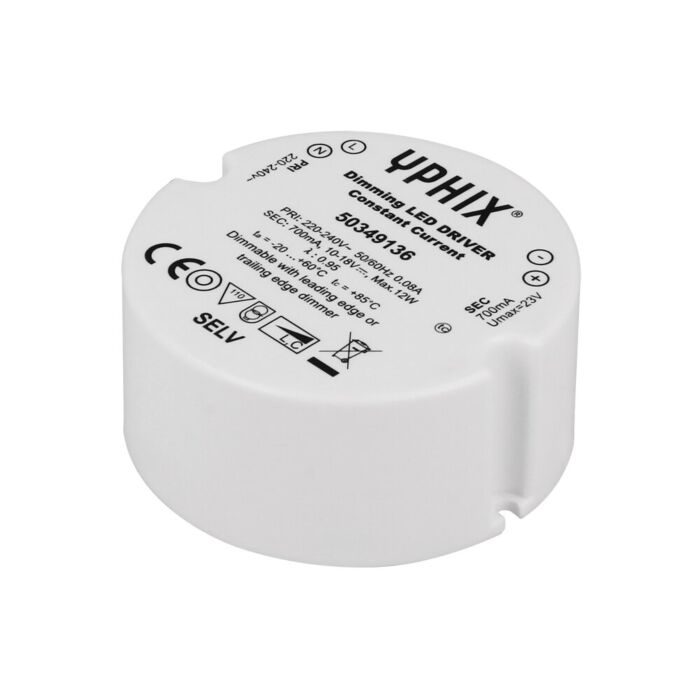 LED Driver 700mA Max. 13W 10-18V dimbaar