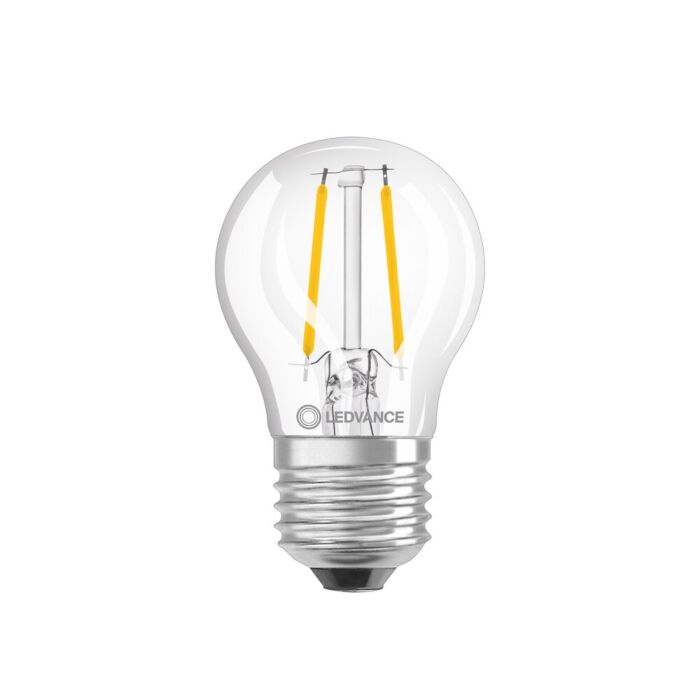 E27 LED Filament Kogellamp Classic P40 4,8W 2700K dimbaar